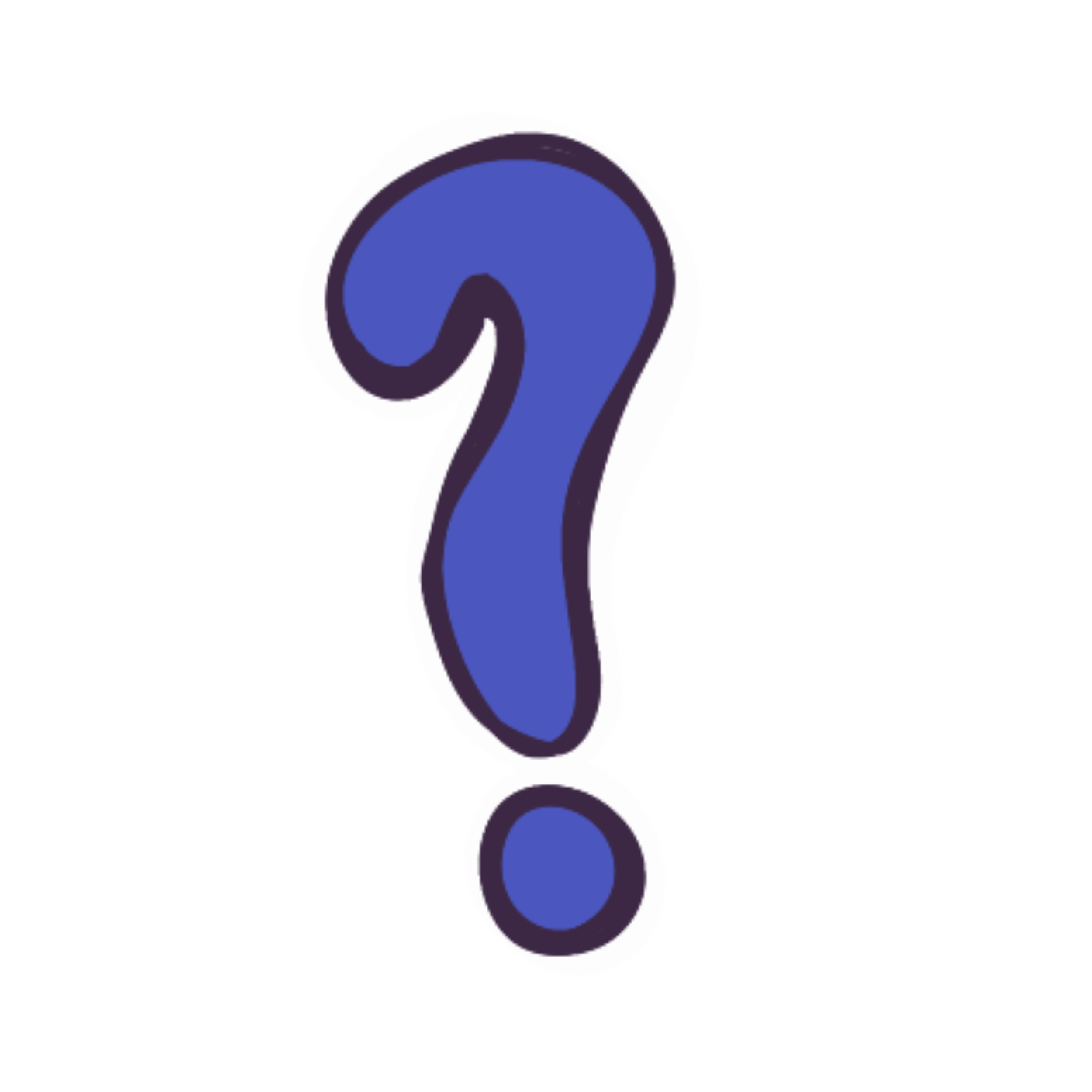 This is a question mark. It represent the theme of Incognitoh, from Neural Nets And Pretty Patterns.
