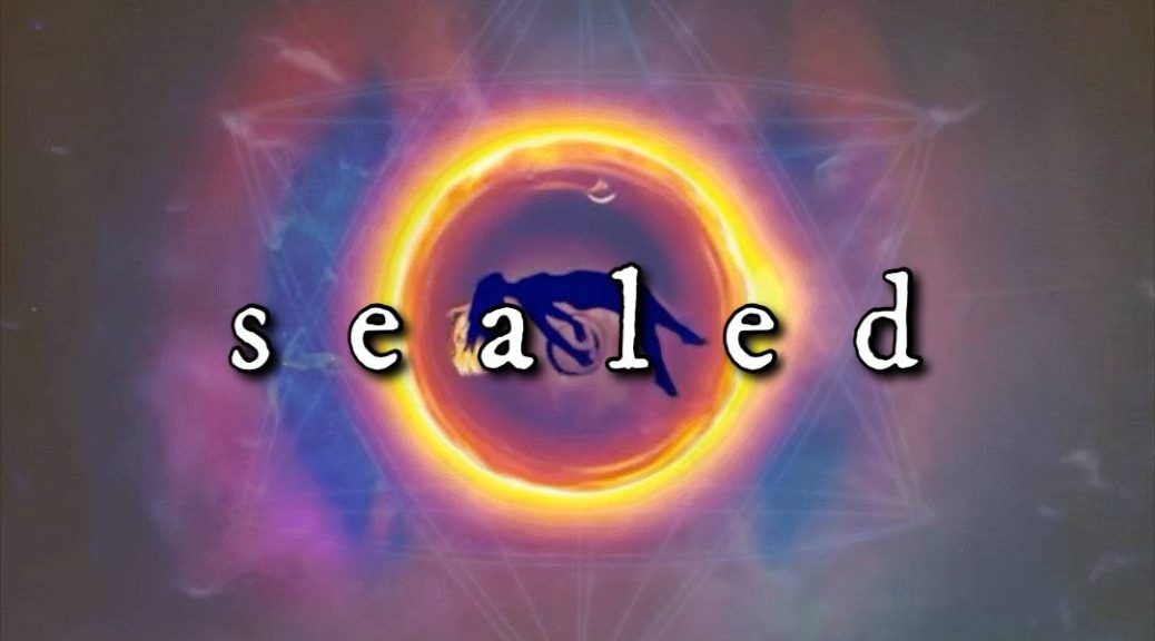 Sealed cover art for Deep Dream State S4E13, showing a fiery ring of light around a falling silhouetted figure, framed by a faint hexagram, with the episode title lowercase across the center.